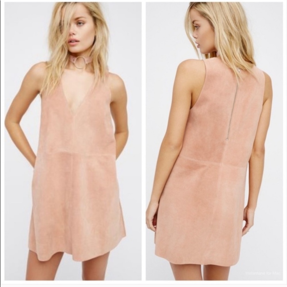 free people retro love suede dress